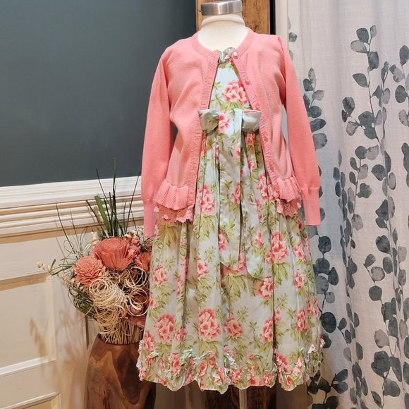 Vintage Laura Ashley London Fit and Flare Dress - Picture 5 of 15